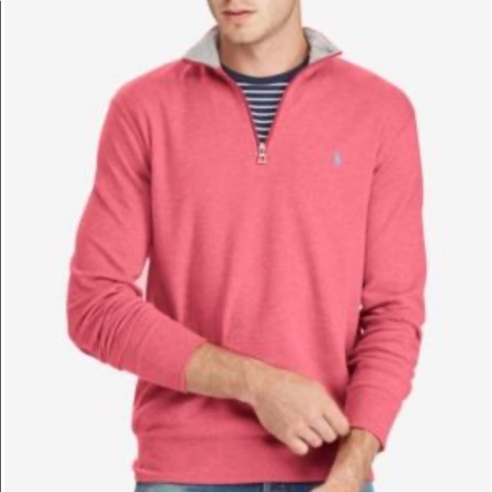 🌞NEW POLO RALPH LAUREN JERSEY HALF ZIP PUL…